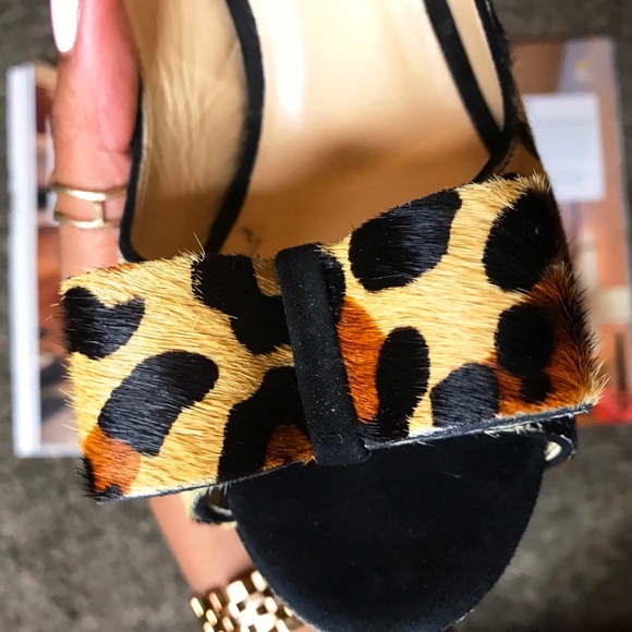 ♠️  🛑SOLD!!!! Kate Spade Bow Leopard Heels  ♠️ - Picture 5 of 7